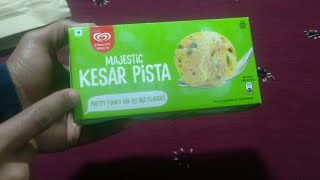 Icecream 🍦🍨🍧 || Kwality Wall's Kesar Pista Icecream | Foods product review unwrapping opening asmr