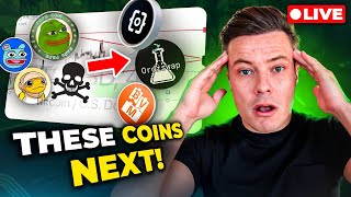Meme Coins DUMPING Next Big Moves Starting Now!!! Tune In! Crypto Live stream