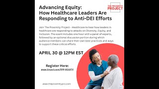 Advancing Equity Webinar