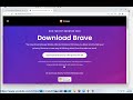 Uninstall then Reinstall Brave Browser on Windows PC