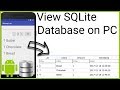 How to Open an SQLite Database from an Emulator on the Computer - Android Studio Tutorial