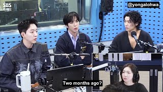 (ENG SUB) 241017 CNBLUE on SBS Radio Joo Hyunyoung at 12 O'clock