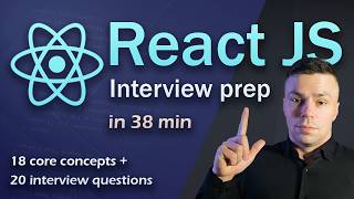 React Interview Prep in 38 Minutes | Core Concepts + 20 Real Interview Questions