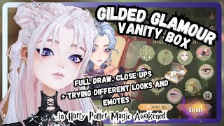 FULL DRAW - Gilded Glamour Vanity Box - + Close Ups, Trying Diff Looks and Emotes - Magic Awakened