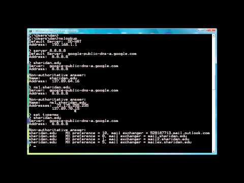 Using nslookup to resolve domain names to ip addresses Using nslookup to resolve domain names to ip addresses