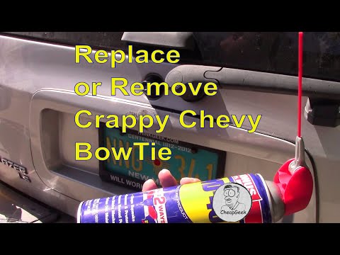 Remove or Replace your CRAPPY Chevy bowtie emblem.... Remove or Replace your CRAPPY Chevy bowtie emblem....