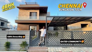 Luxury Bungalow for sale in Chennai ECR😍Gated Community with Amenities💥