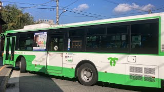 神戸市営バス前面展望 車窓 三宮駅前→箕谷駅前/ 64系統 三宮駅ターミナル前857発(神戸北町行)