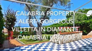 Calabria Property Alert! Gorgeous Villetta With Stunning Sea Views in Diamante! €140,000