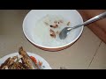 បបរសរត្រីងៀត porridge write dried fish khmer cooking