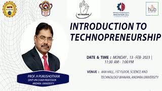 Introduction to Technopreneurship | ahub | ni-msme