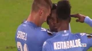 Ogenyi Onazi Goal - Lazio vs Saint-Etienne 2-1 Europa League 2015