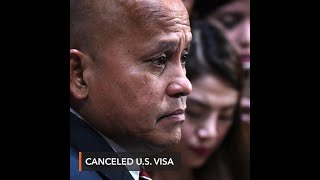 Dela Rosa confirms U.S. visa canceled