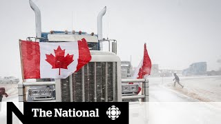 RCMP tries to clear blockade at Alberta-U.S. border