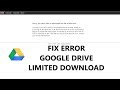 Fix Google Drive Show 