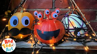 Eat Your Pumpkin  - 3 No-Carve Pumpkin decorating ideas