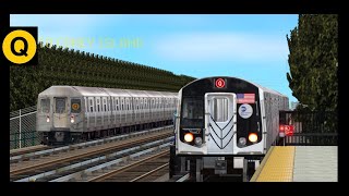 OpenBVE (Q) 96 Street-2 Avenue To Coney Island (R160 Alstom-Siemens)