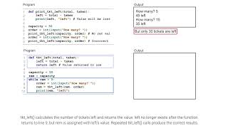Returning a value from a function; ch 6, video 11
