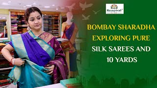 Bombay Saradha Mam at #hayagrivassilkhouse purchasing our Fancy Silk Sarees #mustwatch #trending