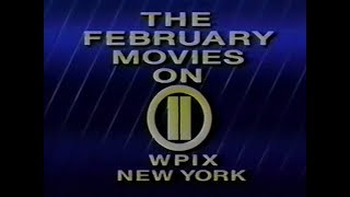 WPIX - February Movies Promo (1988)