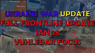 Ukraine War Update (20230128): Full Frontline Update - Vuhledar Focus