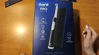 Розпакування та короткий огляд зубної щітки Oral-B  Pro Series 1 та порівняння з Pro 1 Cross Action