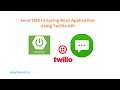 Send SMS  for free in a Spring Boot Application Using Twillio API