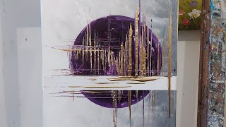 PURPLE ABSTRACT par NELLY LESTRADE