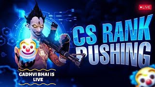 CS RANK PUSH LIVE 🔴 FREE FIRE MAX LIVE WITH DSC GADHVI BHAI 😱 #shortsfeed #shortslive #freefirelive