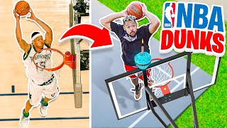 Recreating The BEST Dunks From The NBA DUNK Contest