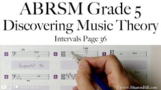 ABRSM Discovering Music Theory Grade 5 Intervals Page 36 with Sharon Bill