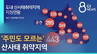 [G1뉴스]'주민도 모르는' 산사태 취약지역