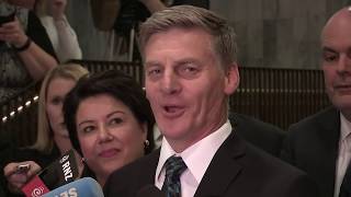 Bill English addresses media after Peter's announcement