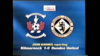 Killie 1 Dundee Utd 0 18/04/98
