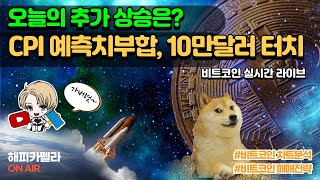 비트코인 실시간, CPI 예측치 부합 10만달러 터치! 오늘의 상승은? 1/16 아침💎#비트코인 #비트코인실시간 #이더리움 #리플 #cryptocurrency #차트분석