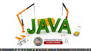 Java basic tutorial in Pashto language (The Scanner Class in Java I)
