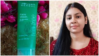 Jovees Tea Tree Face wash | Herbal face cleanser for oily and sensitive skin