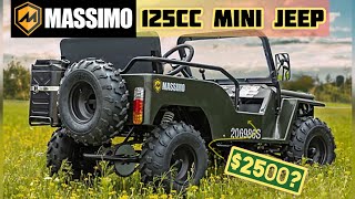 MASSIMO 125cc Mini Jeep Full Review/Walk Around & Driving