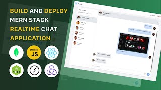 MERN Stack Project | RealTime Chat Application with Node, Express, React, MongoDB, Socket.io & Redux