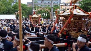 いくたま夏祭_金・銀神輿 宮入：生国魂神社