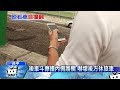 20170312中天新聞　爆胎！　砂石車撞倒門架　司機骨折送醫