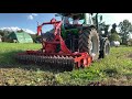 Deutz Fahr Agroplus 75 & Lely 250 power harrow