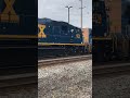 4 locomotive csx coal with newly rebuilt 4714 in the consist