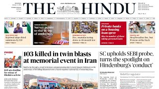 4 January 2024 | The Hindu Newspaper Analysis | Current Affairs 2024 #UPSC #IAS #Todays The Hindu