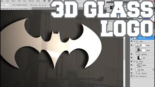 Photoshop Tutorial - Mudahnya mockup 3d preview logo jadi lebih menarik.