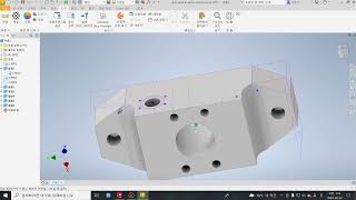 인벤터_오토캐드 도면을 이용한 모델링 작업 2