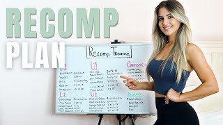 SHARING MY ENTIRE BODY RECOMPOSITION WORKOUT PLAN (grab a pen & paper for this)