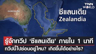 รู้จักทวีป ‘ซีแลนเดีย’ ภายใน 1 นาที ทวีปนี้ไปซ่อนอยู่ไหน? เกิดขึ้นได้อย่างไร? | TNN WORLD