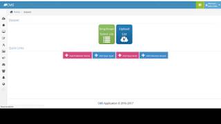 How to upload files in CMS system