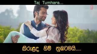 Suno na Sangemarmar ► Arijit Singh  Youngistaan 2014  Song 1080p Full HD With Sinhala Translation..
